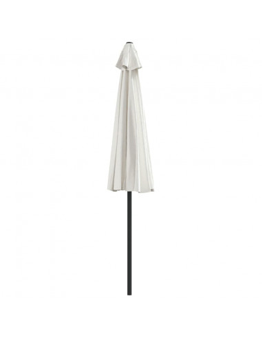 Ombrellone Balcone Palo in Alluminio Sabbia 270x144 cm a Metà