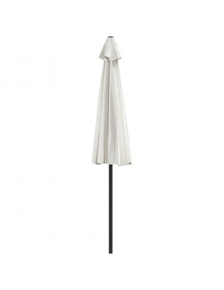 Ombrellone Balcone Palo in Alluminio Sabbia 270x144 cm a Metà