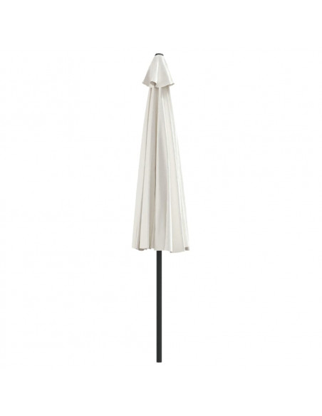 Ombrellone da Balcone Palo in Alluminio Sabbia 300x155cm a Metà
