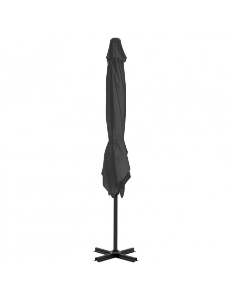 Ombrellone a Sbalzo con Palo in Alluminio Antracite 250x250 cm