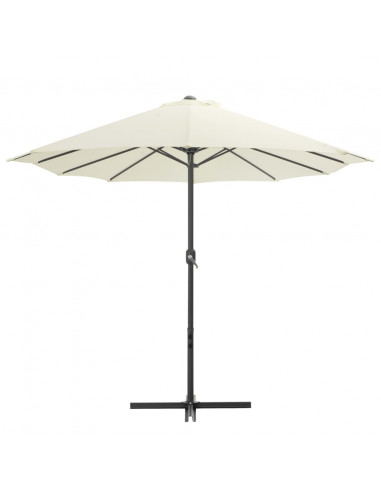 Ombrellone da Esterni con Palo in Alluminio 460x270 cm Sabbia