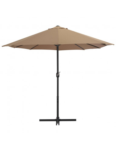 Ombrellone da Esterni Palo in Alluminio 460x270cm Grigio Talpa