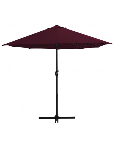 Ombrellone da Esterni con Palo in Alluminio 460x270 cm Bordò