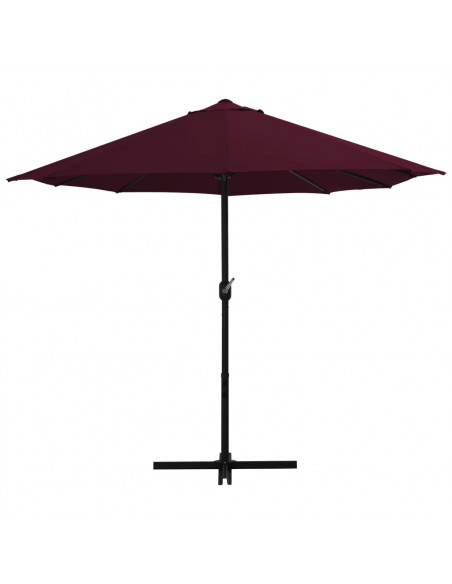 Ombrellone da Esterni con Palo in Alluminio 460x270 cm Bordò