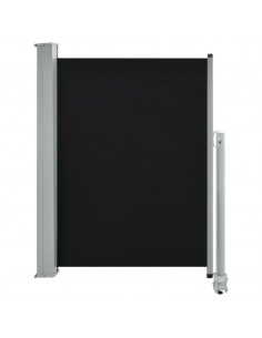 Tenda da Sole Laterale Retrattile 100 x 300 cm Nera 2