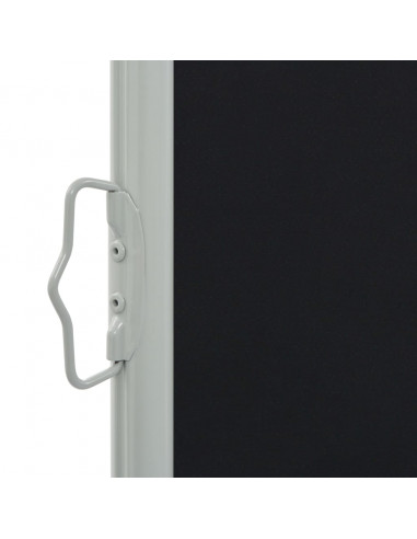 Tenda da Sole Laterale Retrattile 100 x 300 cm Nera