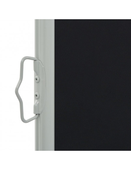 Tenda da Sole Laterale Retrattile 100 x 300 cm Nera