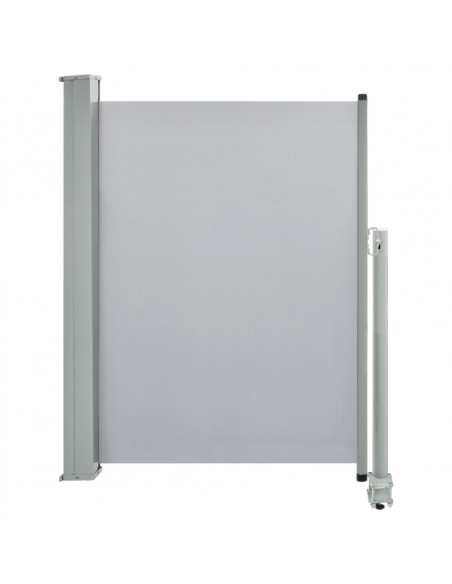 Tenda da Sole Laterale Retrattile 100 x 300 cm Grigia