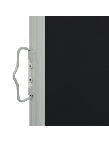 Tenda da Sole Laterale Retrattile 140 x 300 cm Nera