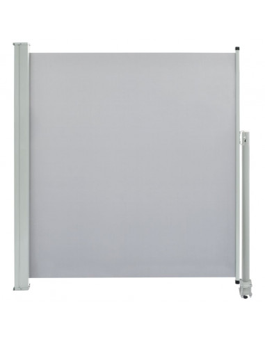 Tenda da Sole Laterale Retrattile 140 x 300 cm Grigia