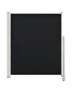 Tenda da Sole Laterale Retrattile 160 x 300 cm Nera 2