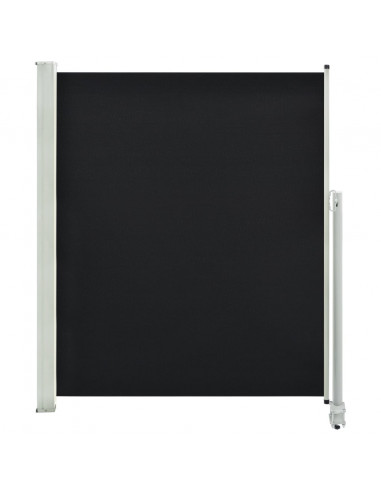 Tenda da Sole Laterale Retrattile 160 x 300 cm Nera