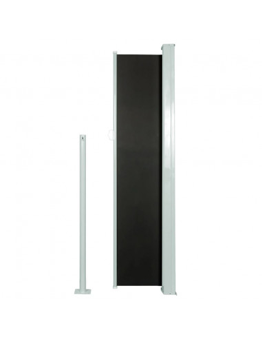 Tenda da Sole Laterale Retrattile 140 x 300 cm Nera