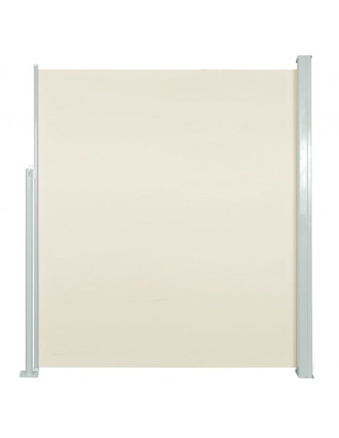 Tenda da Sole Laterale Retrattile 140 x 300 cm Crema