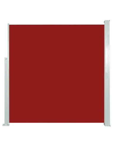 Tenda da Sole Laterale Retrattile 140 x 300 cm Rossa
