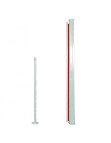 Tenda da Sole Laterale Retrattile 140 x 300 cm Rossa