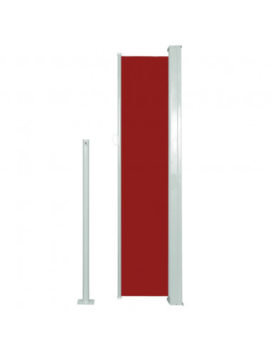 Tenda da Sole Laterale Retrattile 140 x 300 cm Rossa