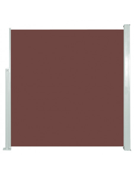 Tenda da Sole Laterale Retrattile 140 x 300 cm Marrone