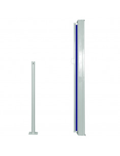 Tenda da Sole Laterale Retrattile 120 x 300 cm Blu 2