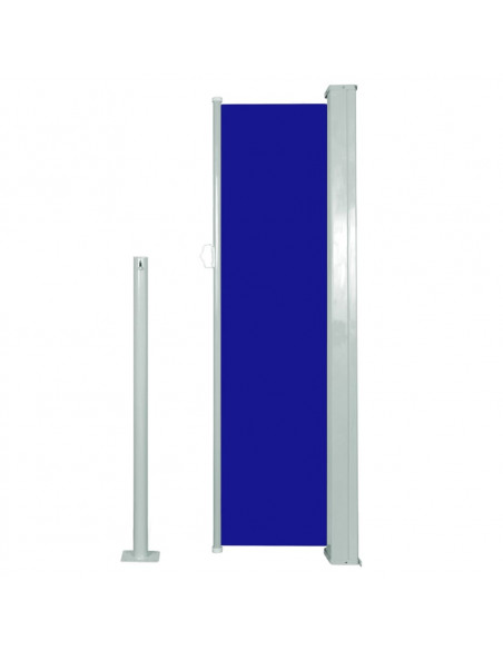 Tenda da Sole Laterale Retrattile 120 x 300 cm Blu