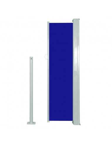 Tenda da Sole Laterale Retrattile 120 x 300 cm Blu