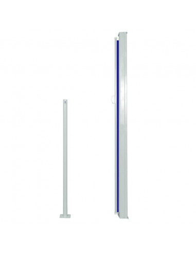 Tenda da Sole Laterale Retrattile 160 x 500 cm Blu