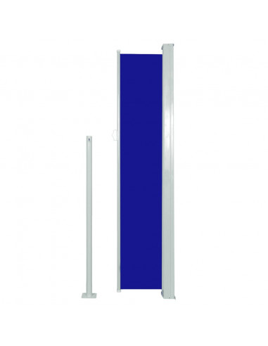 Tenda da Sole Laterale Retrattile 160 x 500 cm Blu