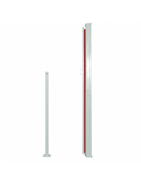 Tenda da Sole Laterale Retrattile 160 x 500 cm Rossa