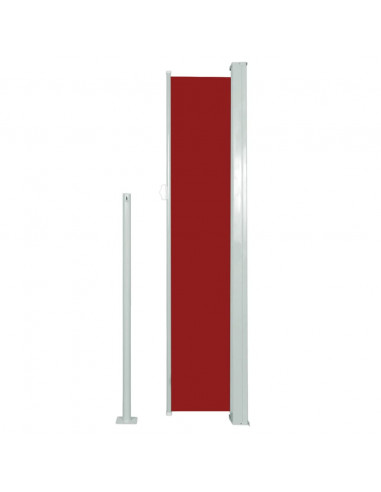 Tenda da Sole Laterale Retrattile 160 x 500 cm Rossa