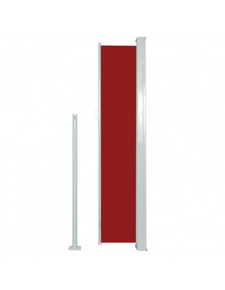 Tenda da Sole Laterale Retrattile 160 x 500 cm Rossa