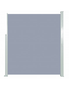 Tenda da Sole Laterale Retrattile 160 x 500 cm Grigia 2