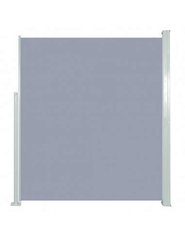 Tenda da Sole Laterale Retrattile 160 x 500 cm Grigia