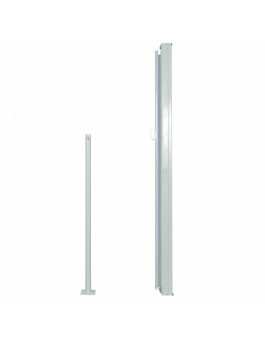 Tenda da Sole Laterale Retrattile 160 x 500 cm Grigia