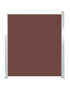 Tenda da Sole Laterale Retrattile 160 x 500 cm Marrone 2