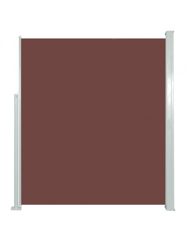 Tenda da Sole Laterale Retrattile 160 x 500 cm Marrone