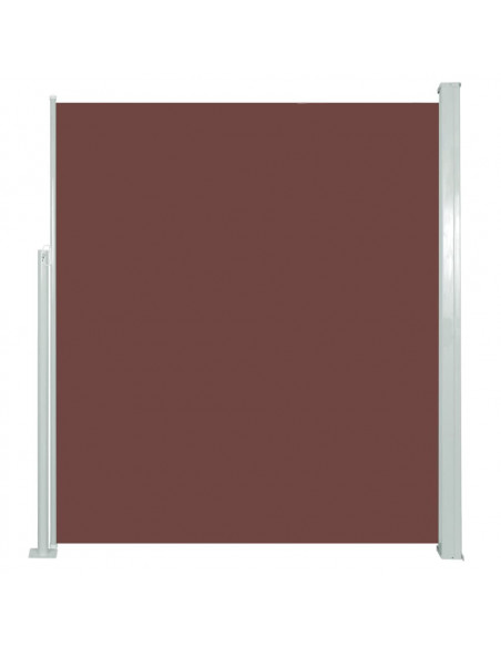 Tenda da Sole Laterale Retrattile 160 x 500 cm Marrone