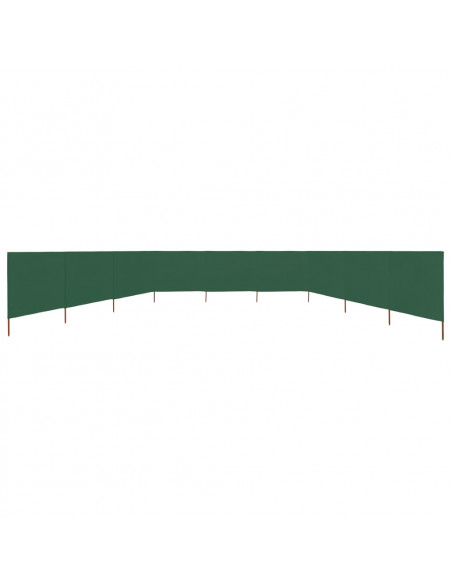 Paravento a 9 Pannelli in Tessuto 1200x120 cm Verde