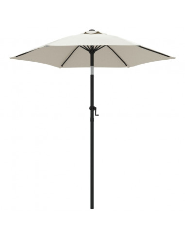 Ombrellone Bianco Sabbia 200x224 cm in Alluminio