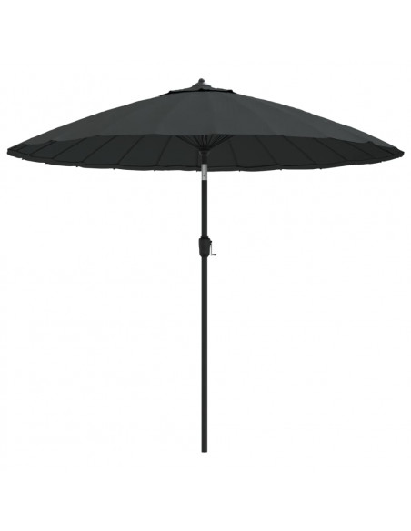 Ombrellone da Esterni con Palo in Alluminio 270 cm Antracite
