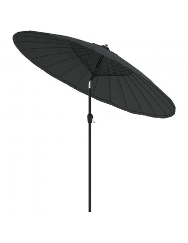 Ombrellone da Esterni con Palo in Alluminio 270 cm Antracite