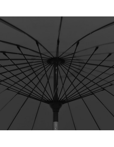 Ombrellone da Esterni con Palo in Alluminio 270 cm Antracite