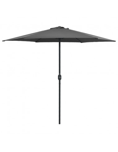 Ombrellone da Esterni con Palo in Alluminio 270x246cm Antracite