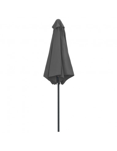 Ombrellone da Esterni con Palo in Alluminio 270x246cm Antracite