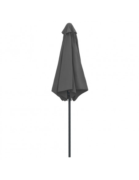 Ombrellone da Esterni con Palo in Alluminio 270x246cm Antracite