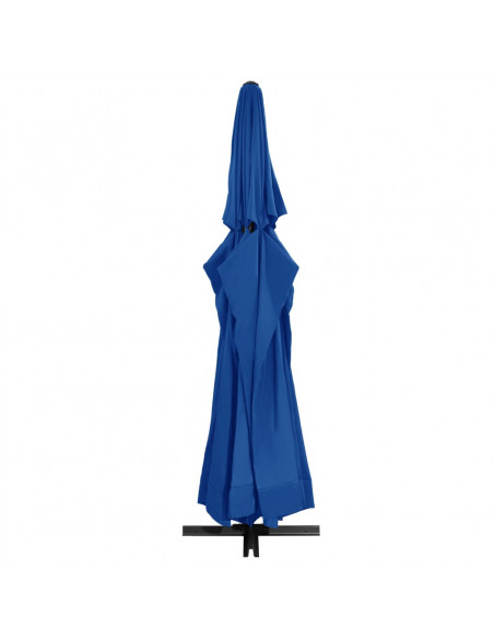 Ombrellone da Esterni con Palo in Alluminio 500 cm Azzurro