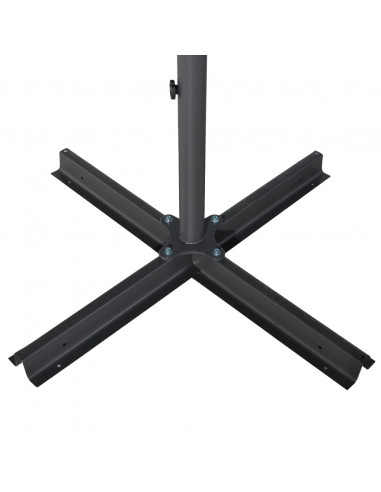 Ombrellone da Esterni con Palo in Alluminio 500 cm Azzurro