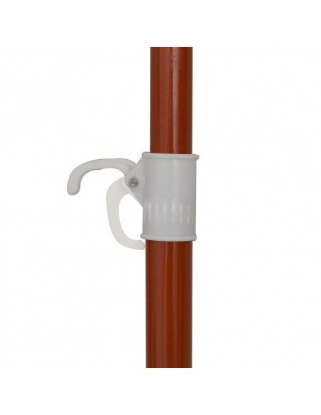 Ombrellone con Palo in Acciaio 240 cm Antracite