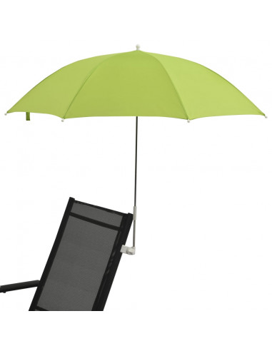 Ombrelloni per Sedie da Campeggio 2 pz Verdi 105 cm