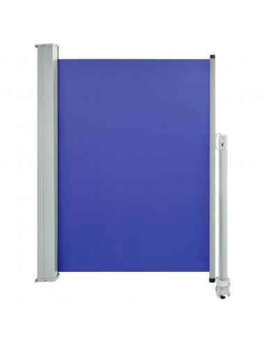 Tenda Laterale Retrattile per Patio 100x300 cm Blu