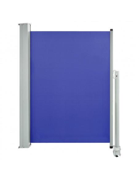 Tenda Laterale Retrattile per Patio 100x300 cm Blu